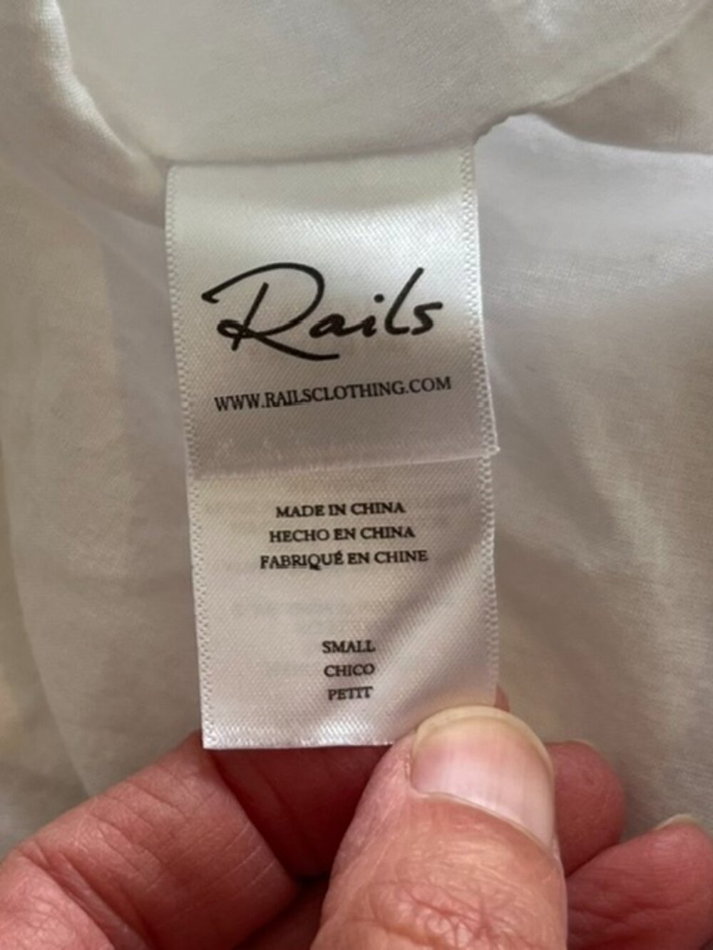 NWOT Rails Violet Tiered White Cotton Voile Midi Dress | Size Small - Picture 5 of 11